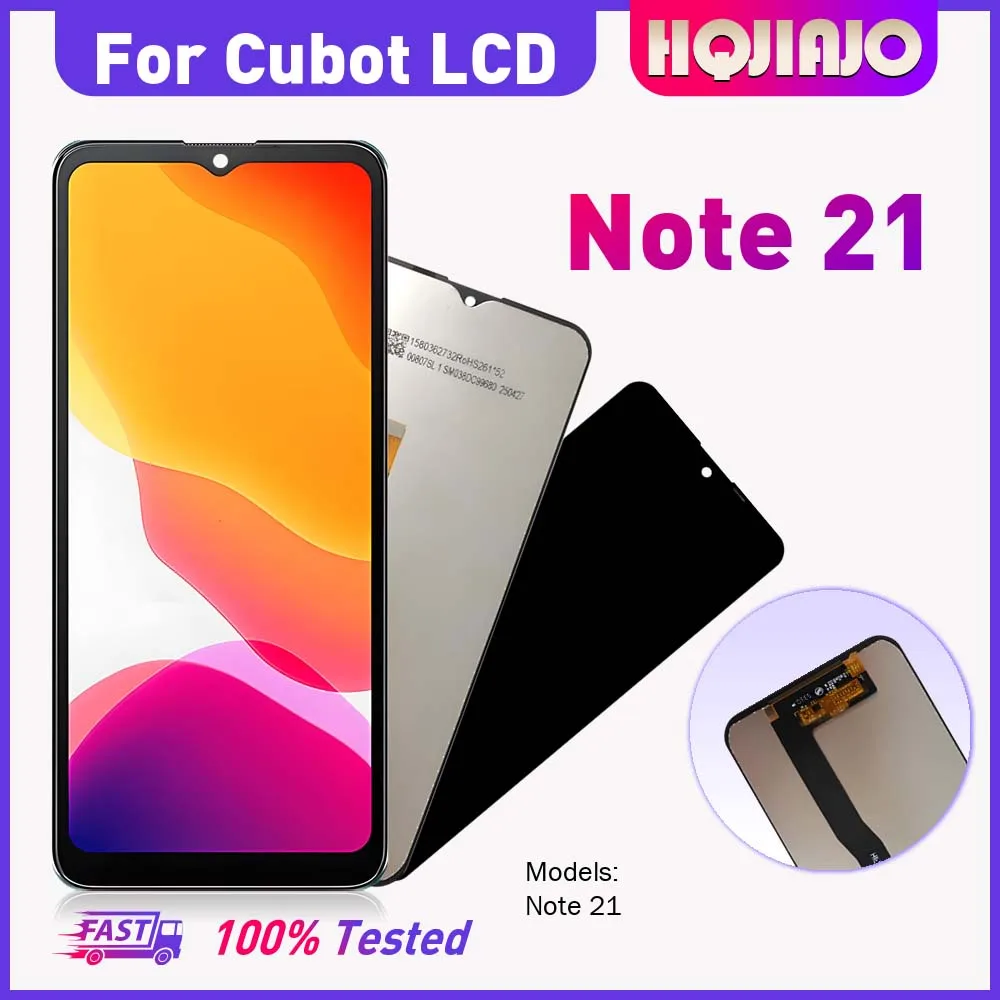 For Cubot Note 21 LCD Screen Replacement 6.56'' High Quality Display Touch Screen Digitizer for NOTE 21 Repair Assembly