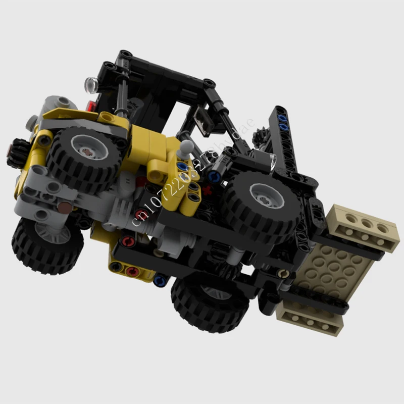 ชุดรถยกขนาดเล็ก MOC 333 ชิ้น ชุดรถไฟด่วน ของเล่นตัวต่อสถาปัตยกรรม ของขวัญวันคริสต์มาส วันเกิด สำหรับเด็ก