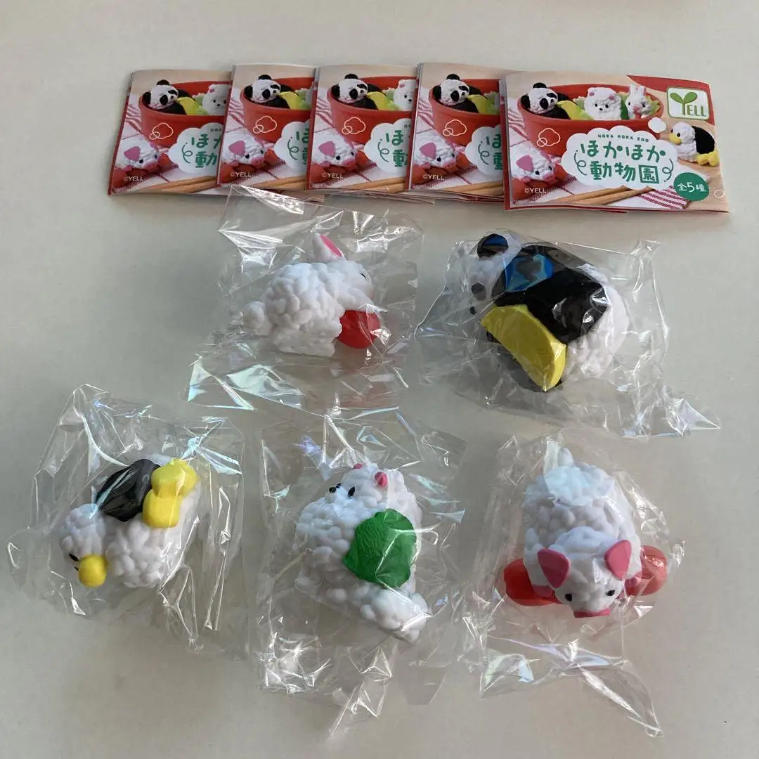Yell world Figuras kawaii cápsula - pollito, panda, onigiri, hucha - imagen 3