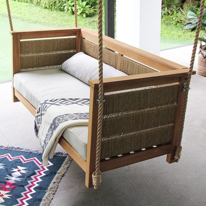 

Heavy Duty Steel Frame Garden Swing with Adjustable Canopy & Fade-Resistant Cushions for Outdoor Patio Lounging