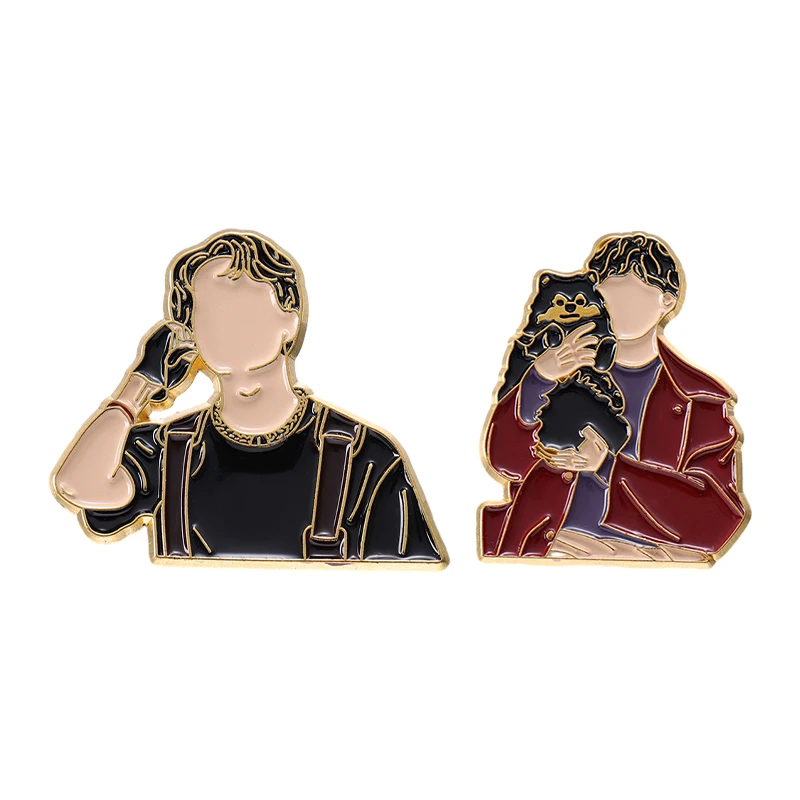 Cartoon Charakter Emaille Pin Anime Junge Katze Abzeichen Brosche Benutzerdefinierte Schmuck Zubehör Rucksack Pullover Großhandel
