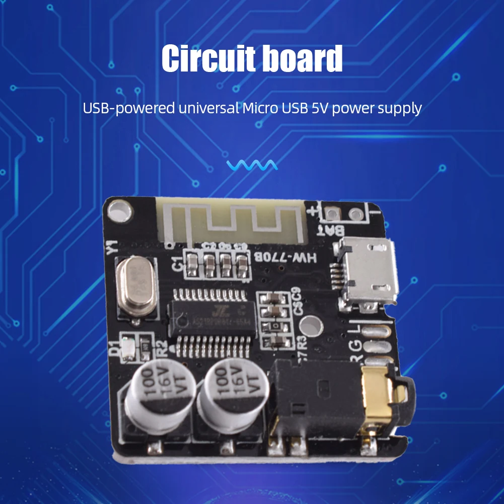 1-30PCS Bluetooth 5.0 Decoder Board Audio Receiver BT5.0 PRO MP3 Lossless Player Wireless Stereo Music Amplifier Module
