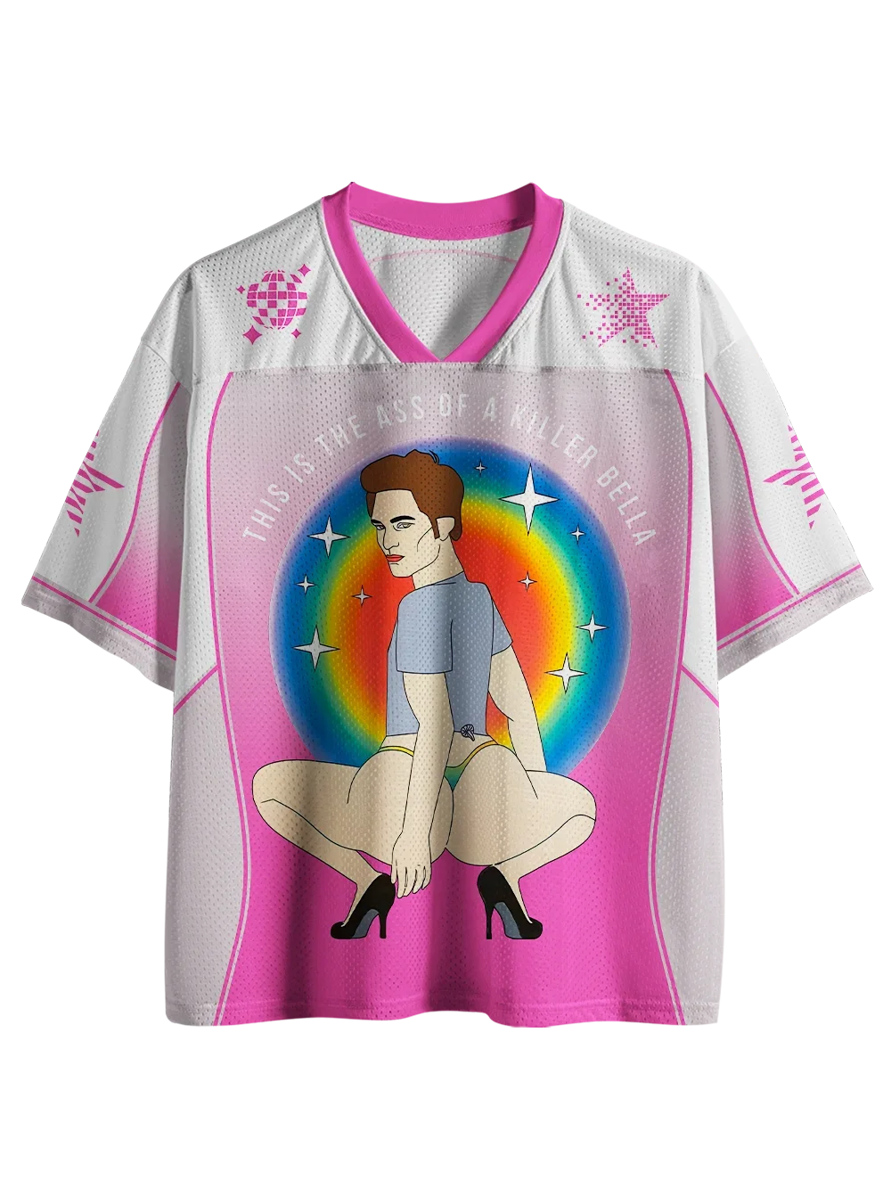 Fußballtrikot im Gothic-Stil, 3D-Druck, schnelltrocknend, atmungsaktiv, Sport-T-Shirt für Männer und Frauen, V-Ausschnitt, locker geschnitten, modisches Streetwear-Modell. – Detail 10