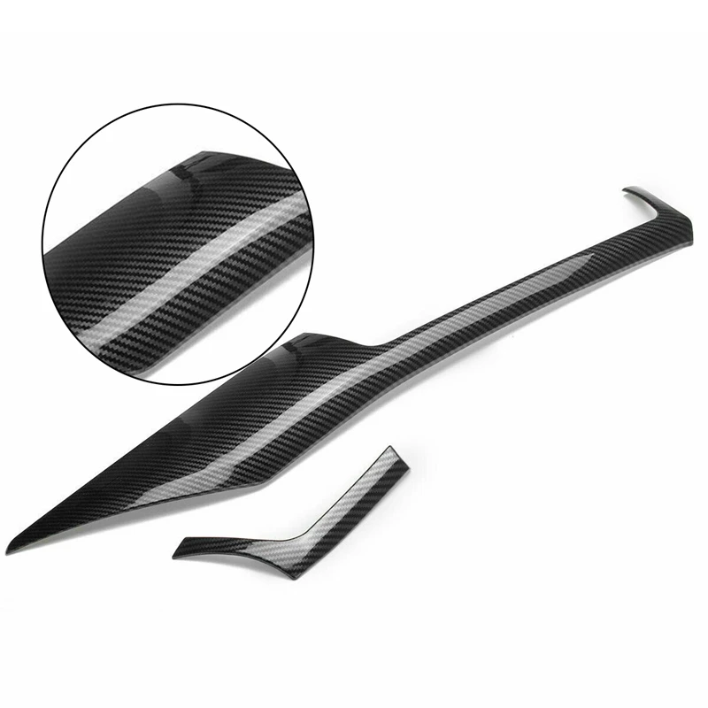 Rivestimento del pannello di controllo centrale del rivestimento interno in fibra di carbonio Abs Look per-Bmw F30 F34 F32 F33 F36 2013-2019