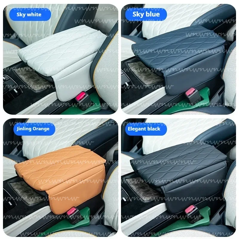 ل BYD دون DMP DMI EV DM سيارة مركز مسند الذراع صندوق أثار وسادة واقية الملحقات مسند الذراع صندوق وسادة زيادة صندوق مركزي #5