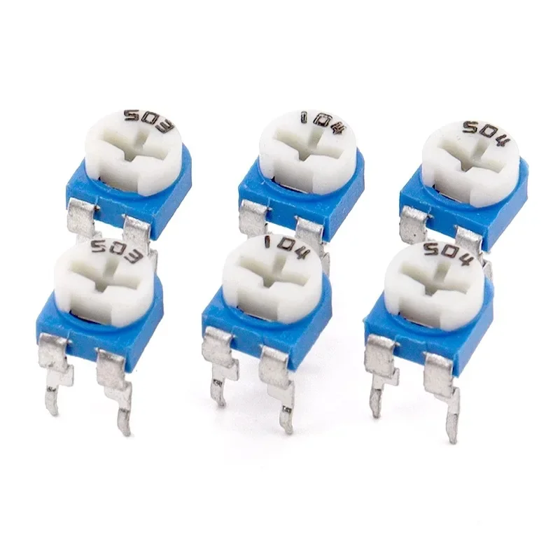130pcs/lot RM065 Variable Resistor 100R To 1M 13 Values 10pcs per Value Carbon Film Horizontal Trimpot Potentiometer