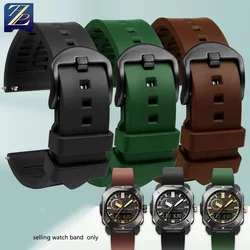 남성용 방수 손목 밴드, 카시오 PROTREK 시리즈 PRW-6900 PRW-6800Y PRG600 PRW-60 스포츠 스트랩, 불소 고무 시계 밴드