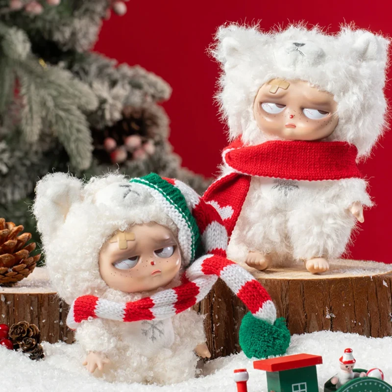 Grumpipi عيد الميلاد سلسلة صندوق أعمى Grumpipi الفينيل دمية صندوق الغموض لطيف أنيمي الدمى المفاتيح مفاجأة حقيبة قلادة Blindbox لعبة #4