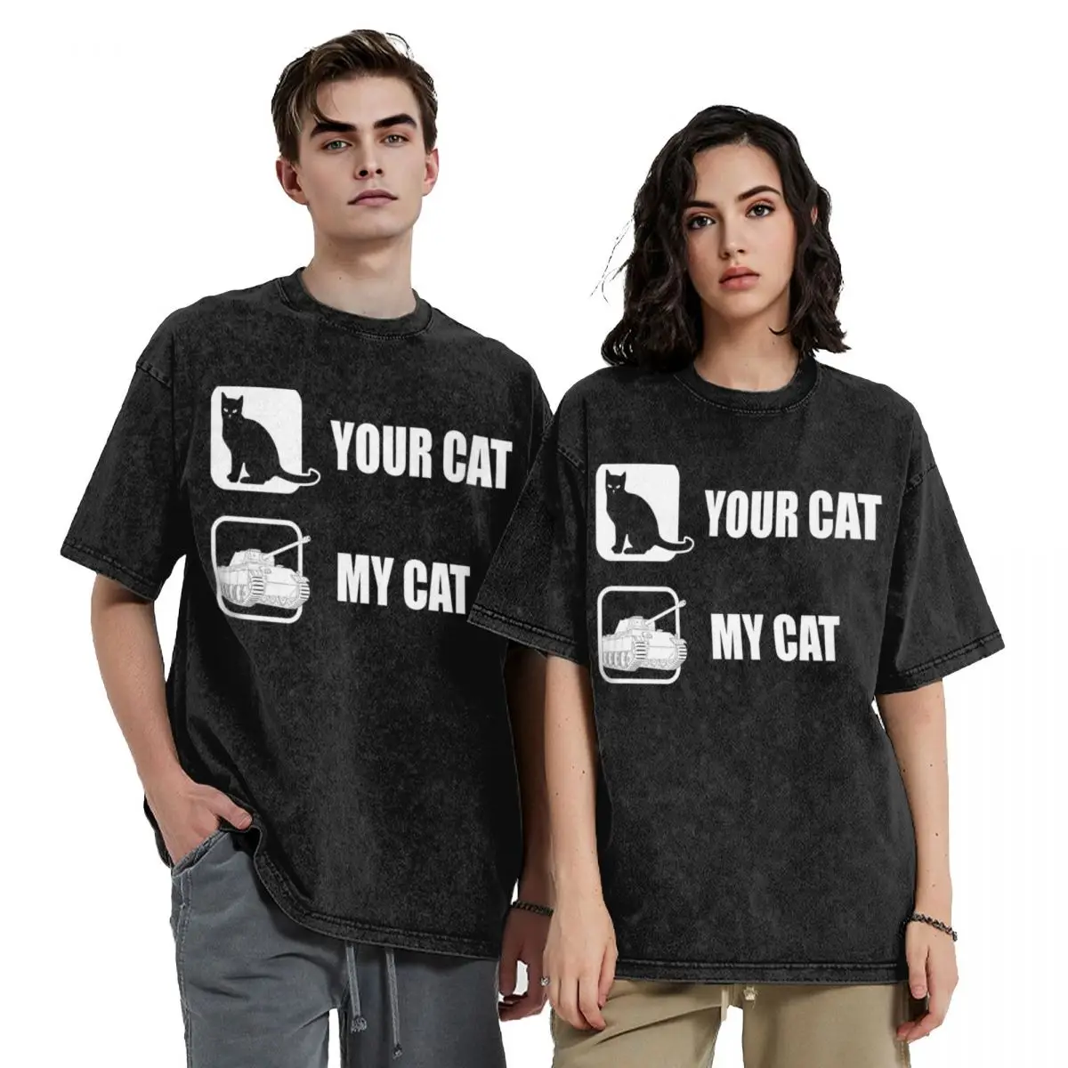 

Your Cat and My Cat Pz-V Panther T-Shirt gifts for boyfriend luxury designer topping sweat shirts, men