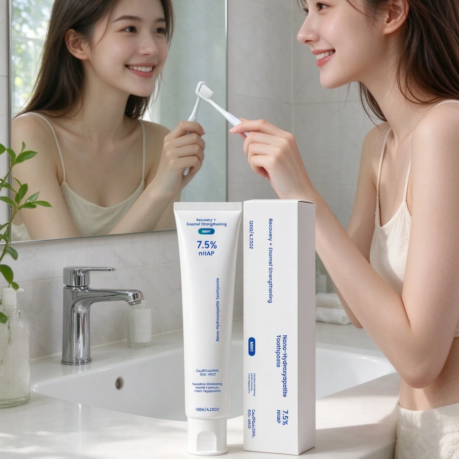 Whitening Mint Toothpaste Deep Cleaning Remover Coffee Tea Stain Improve Bad Breath Prevent Caries Fresh Breath Teeth Toothpaste