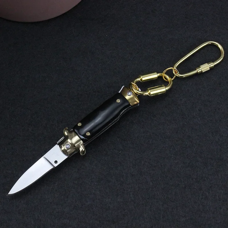 Mini Keychain Portable Knife Household Multifunctional EDC Tool Folding Knife Military Tactical Self-defense Pocket Knives