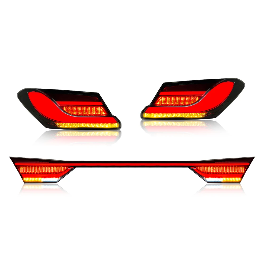 

TT-ABC Sequential Animation Spoiler Light Tail Light for Toyota Camry 2018 2019 2020 2021 2022 2023 2024 As BMW Style