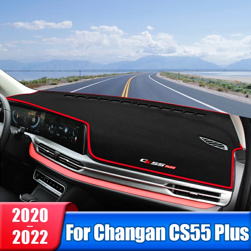 

Car Dashboard Cover For Changan CS55 Plus 2020 2021 2022 CS55Plus Instrument Desk Sun Shade Mat Non-slip Pad Accessories