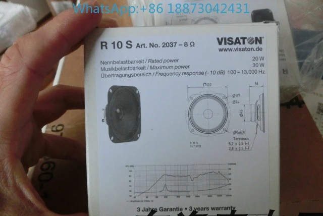 

VISATON R 10 S 8OHMS 4-inch speaker 2037 20W