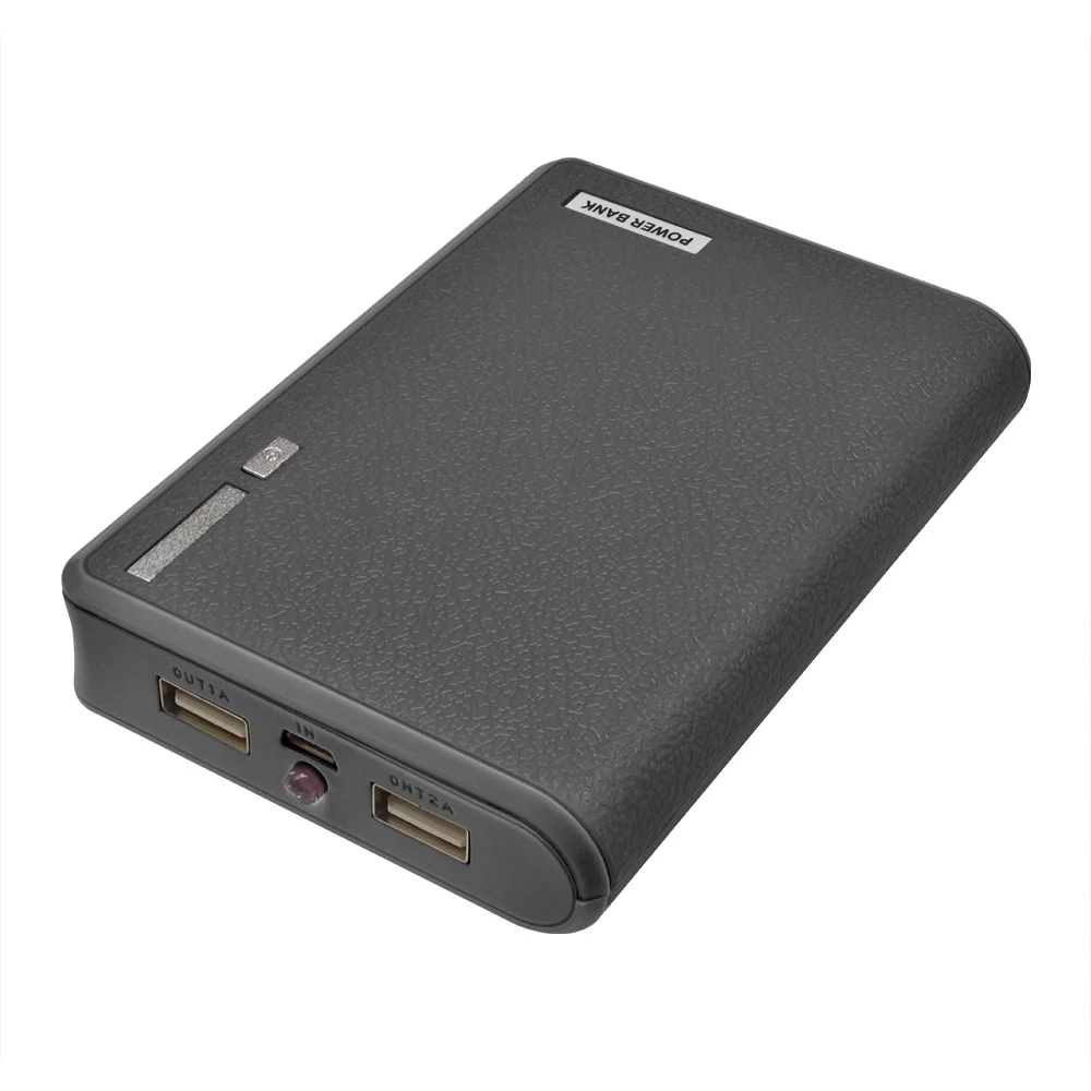 18650 USB Mobile Power Battery Charger Case Micro interface Batteries Power Bank Case Charging Power Bank Holder storage Box