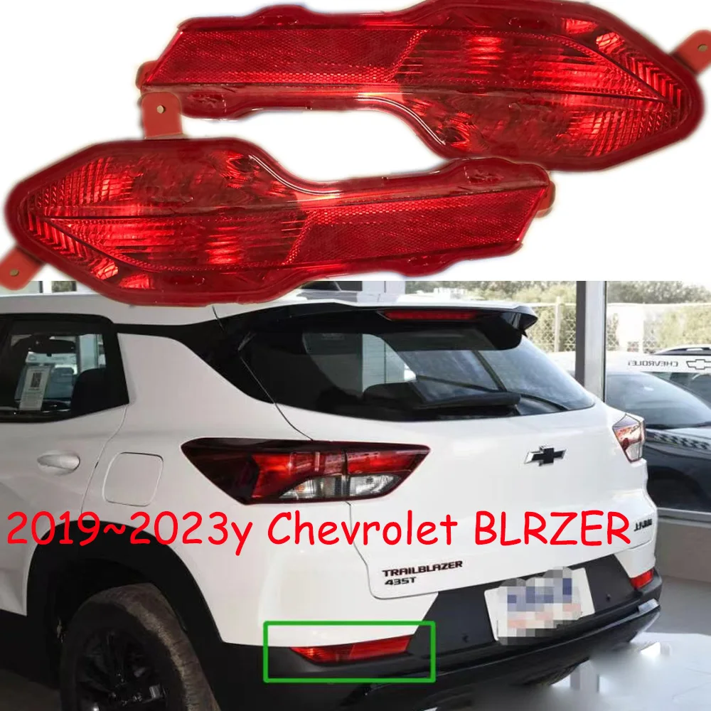 1pcs car accessories bumper tail light for Chevrolet Blazer rear taillight Reflector 2019~2023y fog Taillamp Blrzer fog lamp