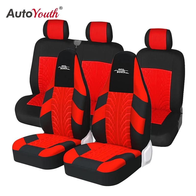 Heavy Duty Car Seat Covers Full Set,Universal Fit Most Vans/Trucks,Bucket Front&2+1 Rear Car Seat Cover,for Fiat Ducato 230 for