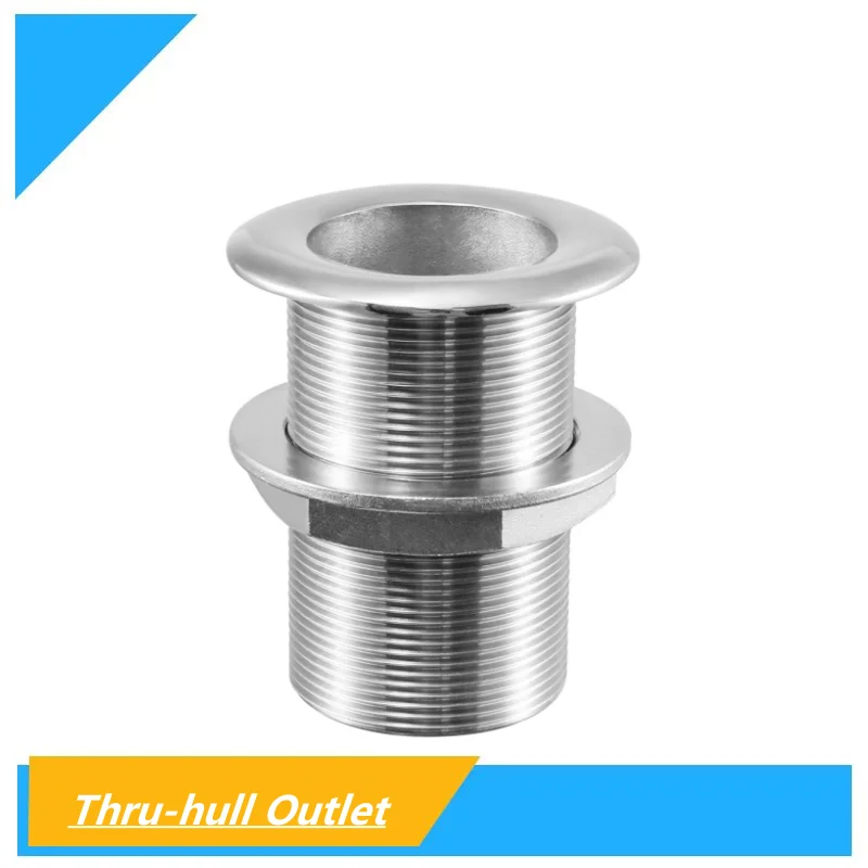 

Marine Thru Hull Water Drain 316 Stainless Steel Water Outlet Boat Drain Vent for Yacht Boat Hardware Fitting Accessories