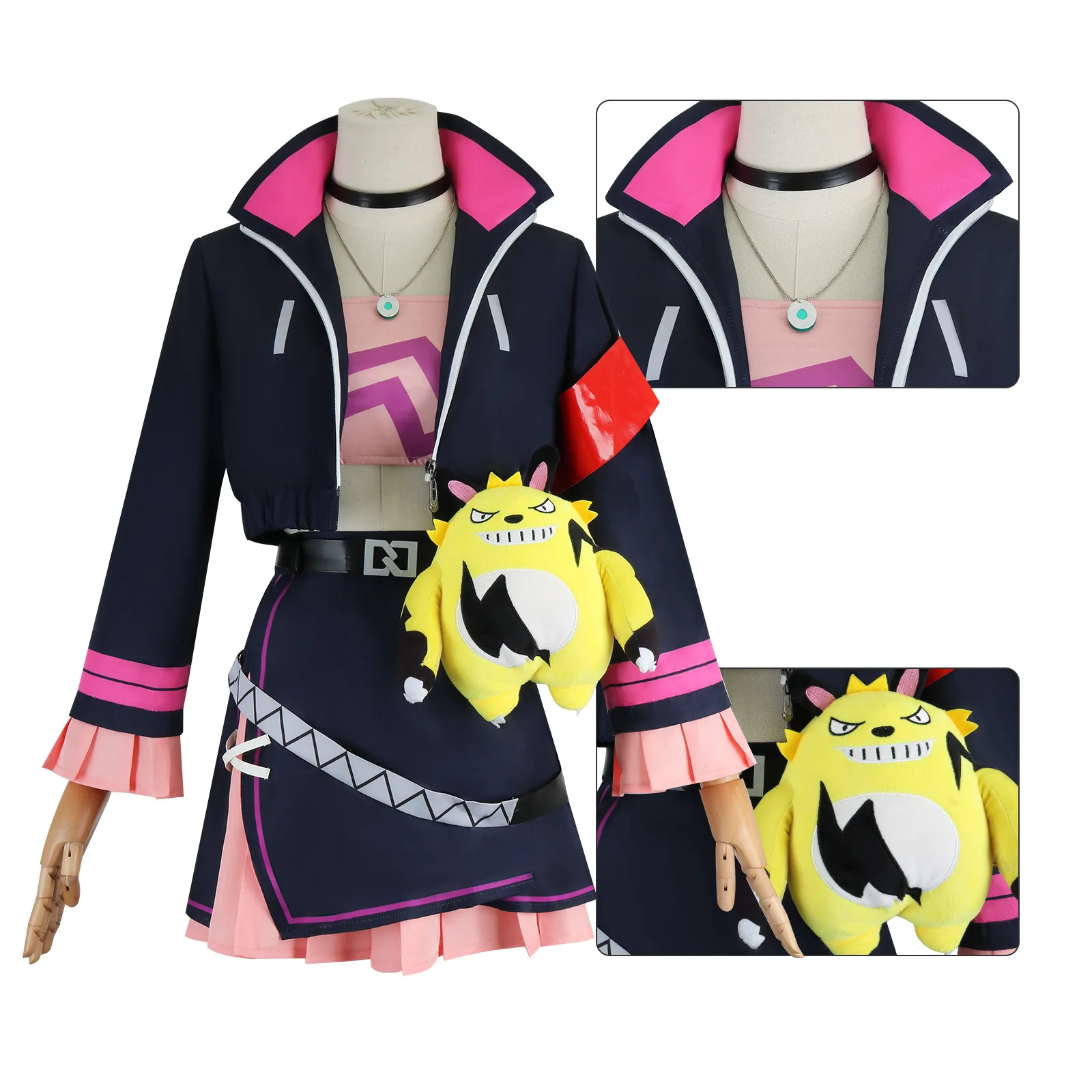 

Anime Game Palworld Zoe Cosplay Costume Battle Dress Tops Skirt Performance Dress Daily Woman Lovely Halloween Carnival Suit
