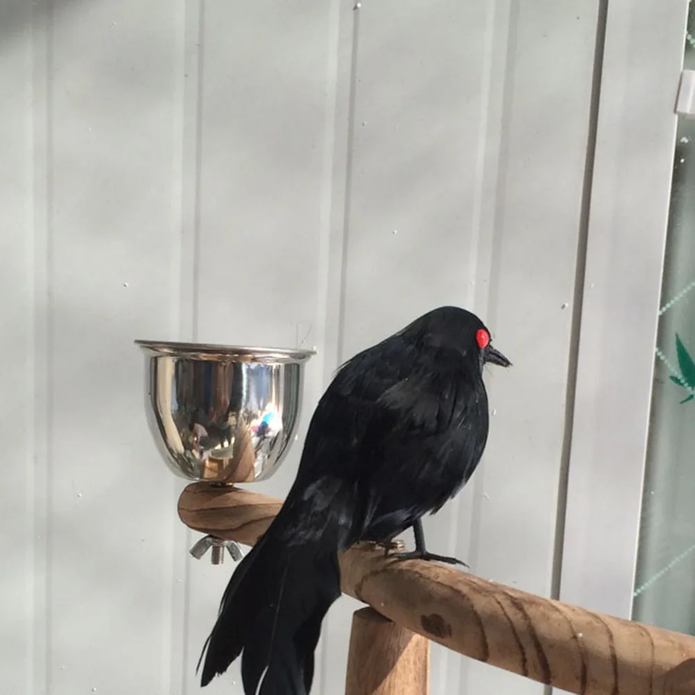 

Realistic Black Halloween Crow Decoration Scary Prop Haunted House Crow Decor Fall Winter Display Decor