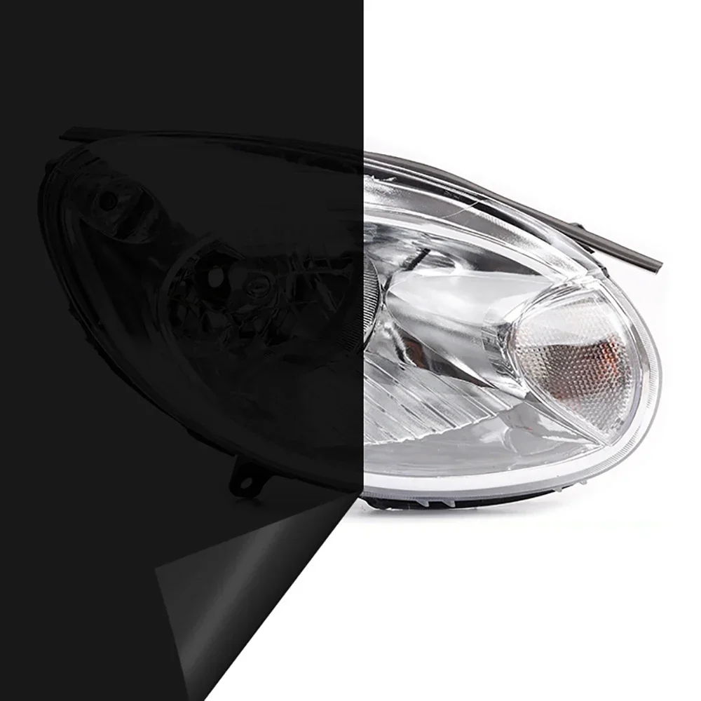 40 cm Auto Scheinwerfer Rücklicht Rauch Schwarz PVC Filme Tönung Scheinwerfer Rücklicht Wrap Abdeckung Aufkleber für Motorrad Auto Zubehör