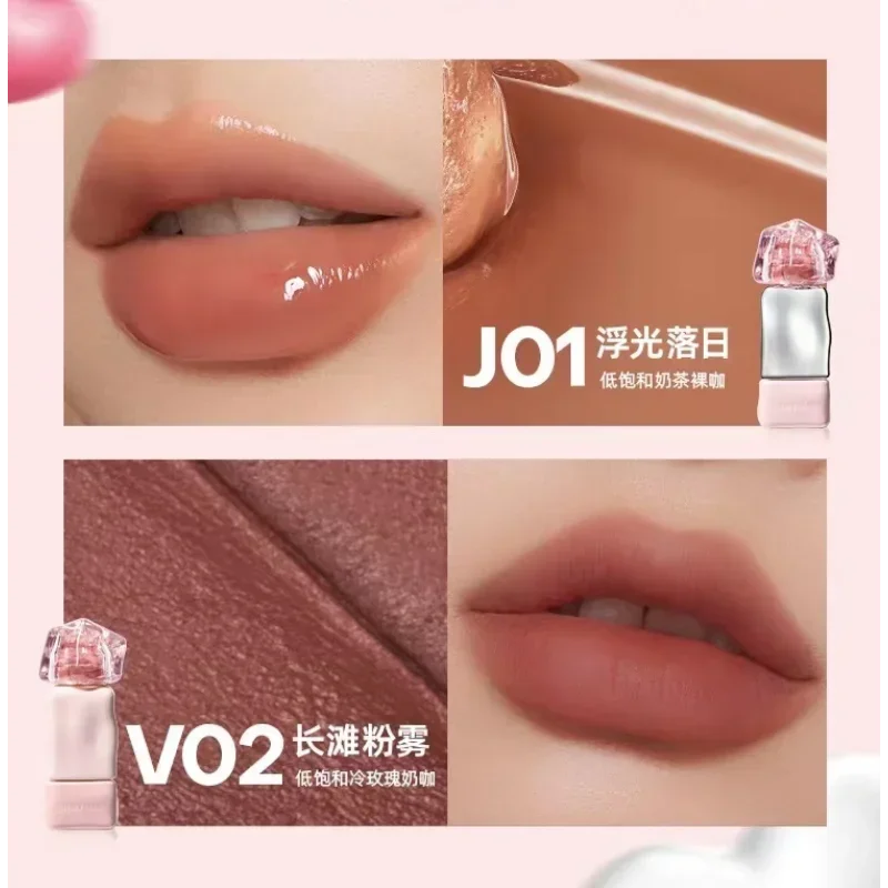 Mistine Valentine's Day Limited ลิปสติก Water Light Matte Lip Glaze บํารุงยาวนานกันน้ําเกาหลีแต่งหน้าเครื่องสําอาง