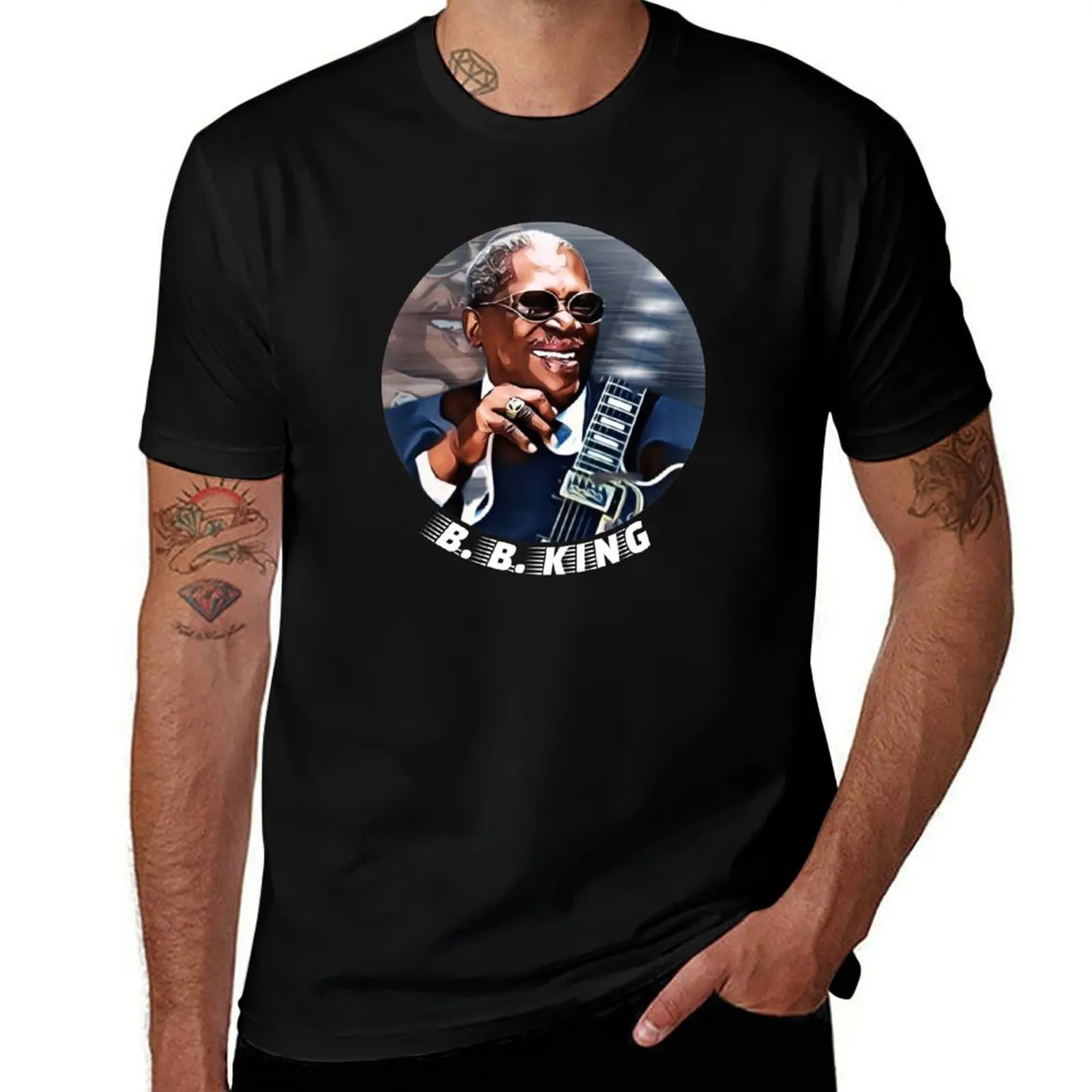 

B. B. King T-Shirt quick-drying blanks t shirts men
