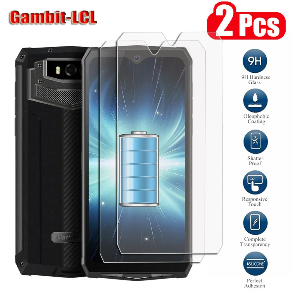 2PCS 9H HD Protective Tempered Glass For Blackview BV9100 6.3" BlackviewBV9100 Phone Screen Protector Protection Cover Film