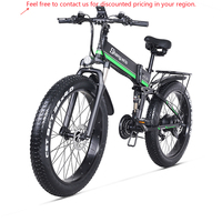 2022 Bicicleta SHENGMILO MX01 26inch Full Suspension Foldable Electric Bicycle Fat Tire 1000 Watt E Fat Bike Electric Dirt Bike