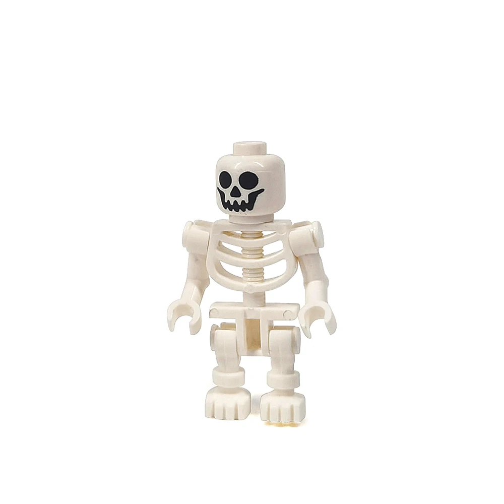 MOC Halloween Skelet Leger Mini Pop Bouwstenen DIY Gemonteerd Bouwstenen Karakter Pop Skelet Paard Ornamenten Speelgoed