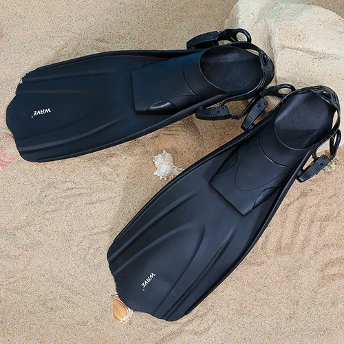 Imagen 2 del producto Zapatos de rana divididos antideslizantes para entrenamiento de snorkel, aletas de buceo para hombres, equipo de natación