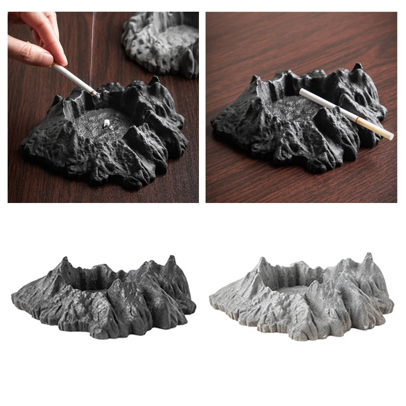 

A Light Luxury Japanese-Style Mount Fuji Ashtray, A Creative, Personalized And Trendy Tabletop Decoration For The Living Room