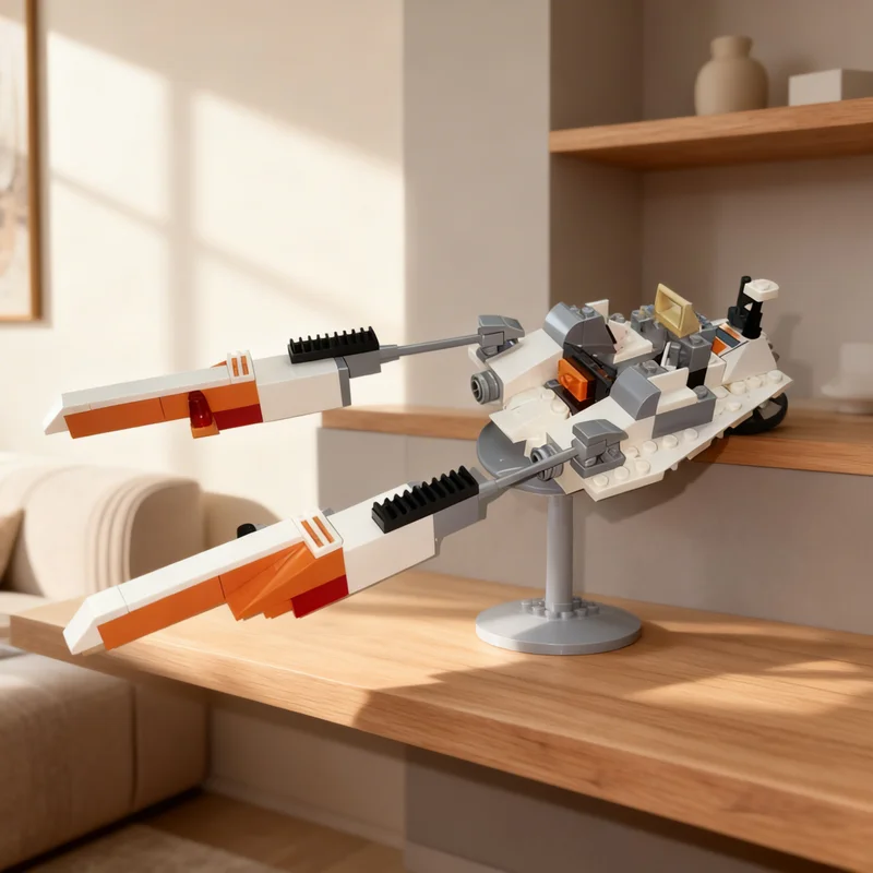 

75pcs MOC Pod Racer Star Battle Model Building Blocks DIY Gift Creative Collectible Display Decor Premium Adult Kids Desk Home