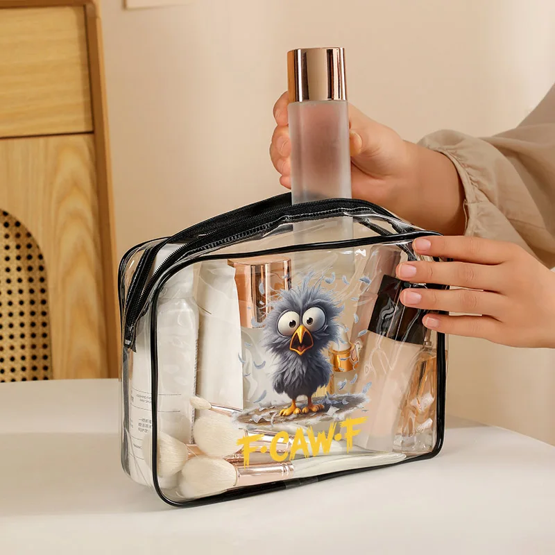 2026 جديد F-CAW-F الدجاج Harajuku الحيوان المرأة حقيبة غسيل PVC وحقيبة مستحضرات التجميل البلاستيكية هدية حفلة رائعة هدية السنة الجديدة هدية عيد ميلاد #5
