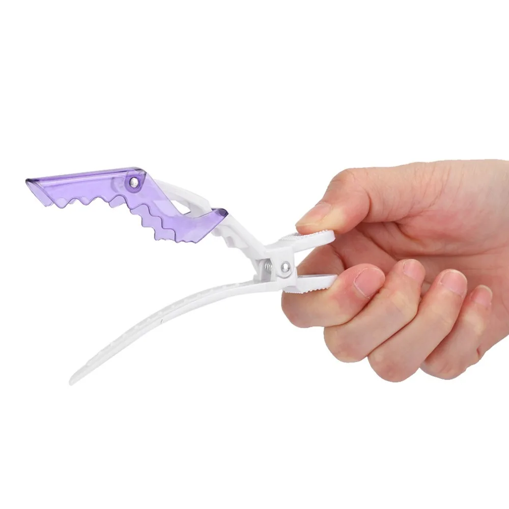 10pcs Strong Extension Duckbilled Clip Large Capacity Durable Hairdressing Clip Professional ABS Hair Partition Clip Hair Salon
