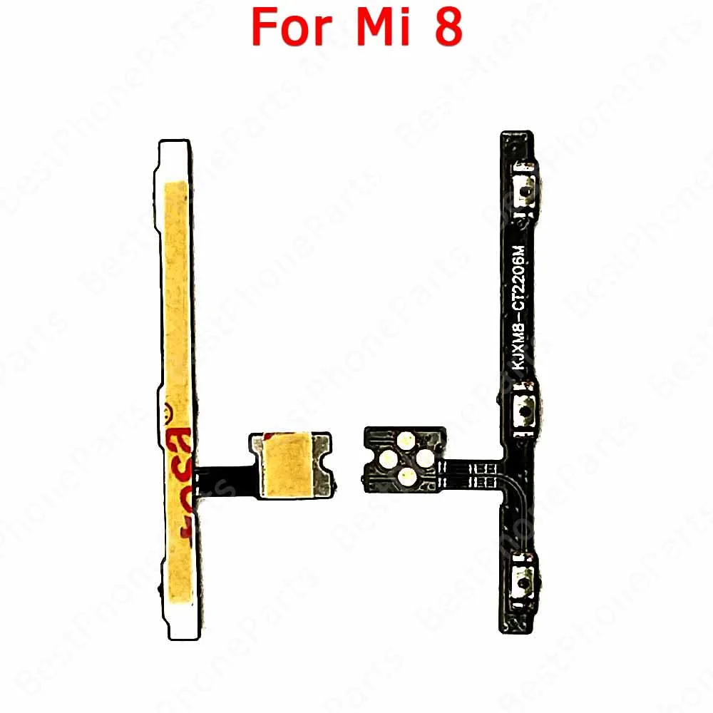 For Xiaomi Mi 8 SE 9 Lite 9T Pro 5 5S Plus 6 Play Volume Power On Off Key Switch Replacement New Flex Cable