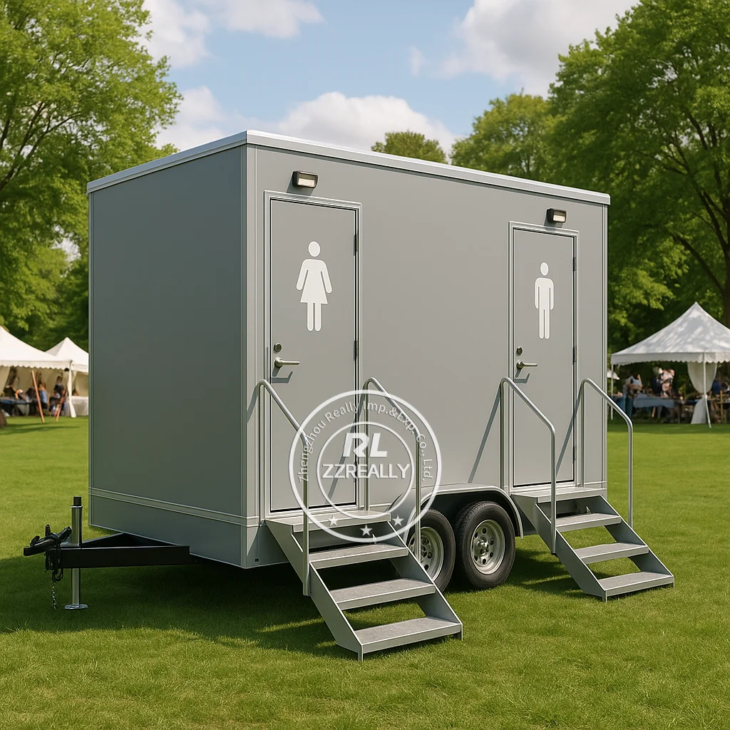 Luxury Washroom Trailer Portable Luxury Restroom Portable Toilet Shower Trailer Portable Bathroom Unit Shower Toilet