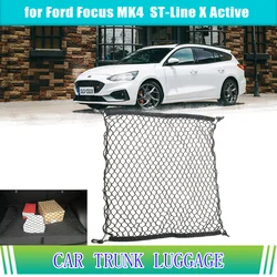 Trunk Luggage for Ford Focus MK4 Titanium ST-Line X Vignale Active Storage Cargo Organiser Elastic Mesh Net Pocket Accessories