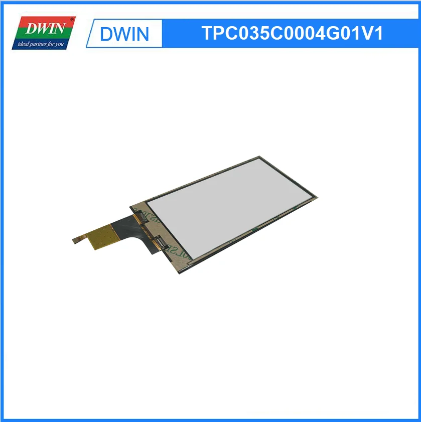 DWIN-capacitiva Touch Screen Painel, vidro temperado, GT911 Controlador, 3.5 ", TPC035C0004G01V1