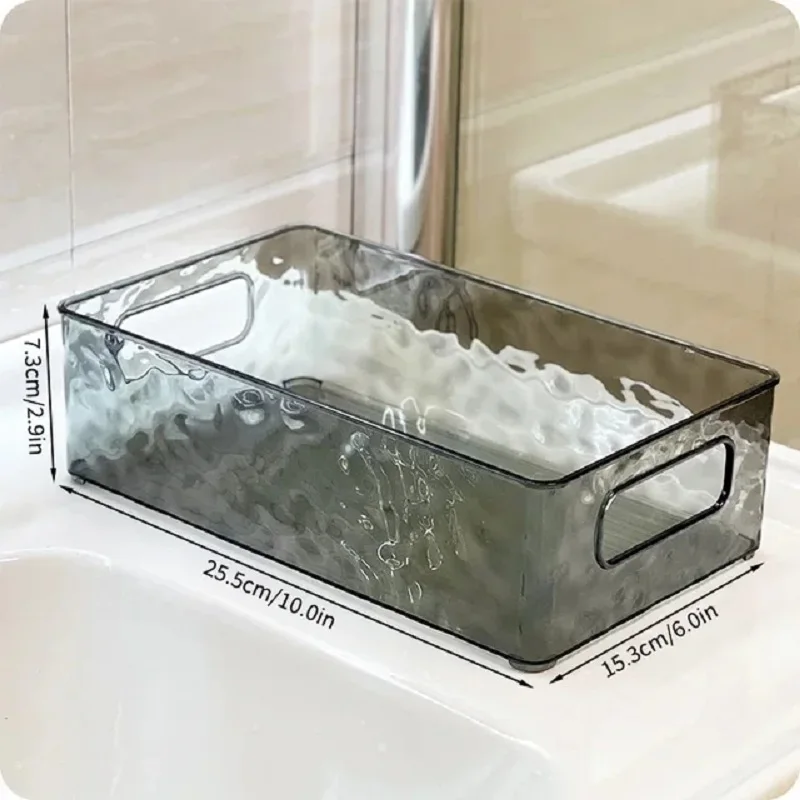 Clear Cosmetic Storage Box Bathroom Make Up Organizer Luxury Makeup Cosmet Box Beauty Storage Skincear Organizer