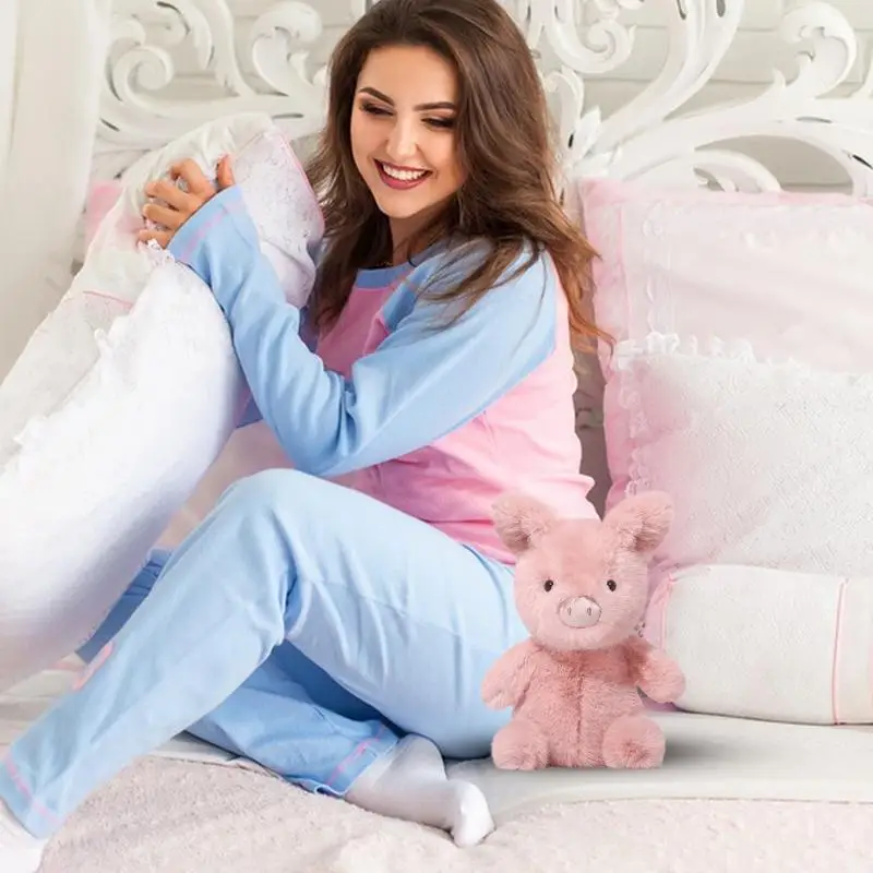 Stuffed Animals Plush Animal Cute Hog Stuffed Household Decoration Figurine Huggable Comfortable Companion For Classmates