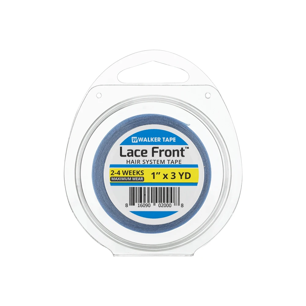 

Лента для париков и накладных прядей Walker Tape Lace Front Blue Liner, 3/4" и 1", синяя, для систем замещения волос, срок службы 2-4 недели, клейкая лента для париков и накладных прядей, сделано в США