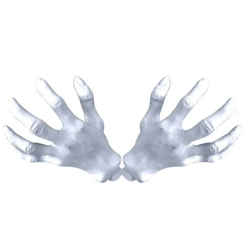 Top qualityRealistic Life Size Skeleton Hands Halloween Decoration Fake Human Bone Prop for Zombie Party Scary Terror Atmosphere