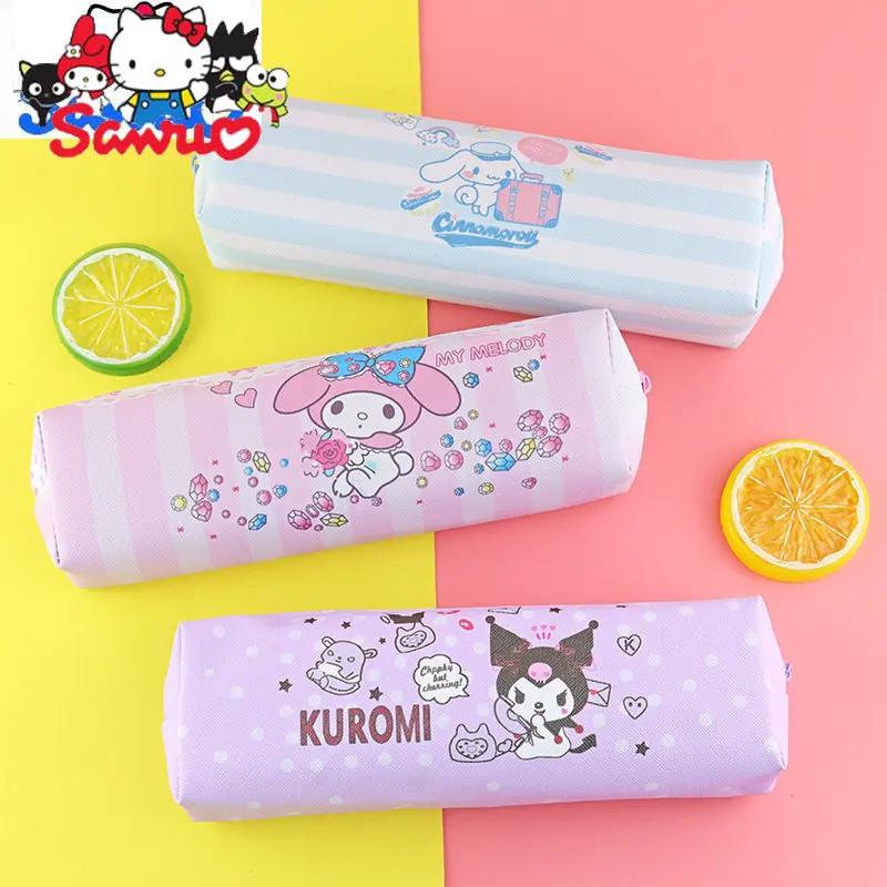 

1Pc Cartton Melody Kuromi Hello kitty Cinnamoroll School Pencil Box Pencilcase Pencil Bag School Supplies Stationery(20*5*3.5cm)