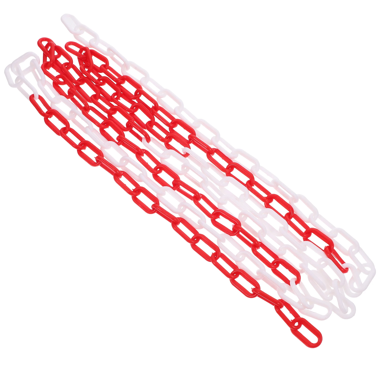 

Plastic Safety Red White Warning Guardrail Post Fence Chain Safety Chain Barrier Crowd Control Parking Lot Traffic