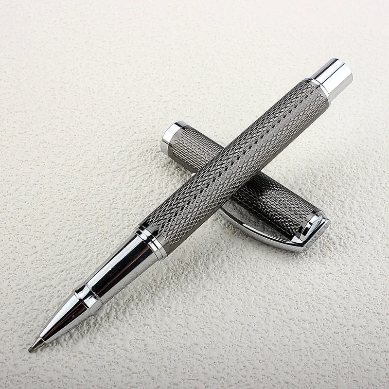 

Metal Ballpoint Pen, Business Office Rollerball Pen Signature PenMetal Housing Black Ink Medium Point 0.5mm Nib