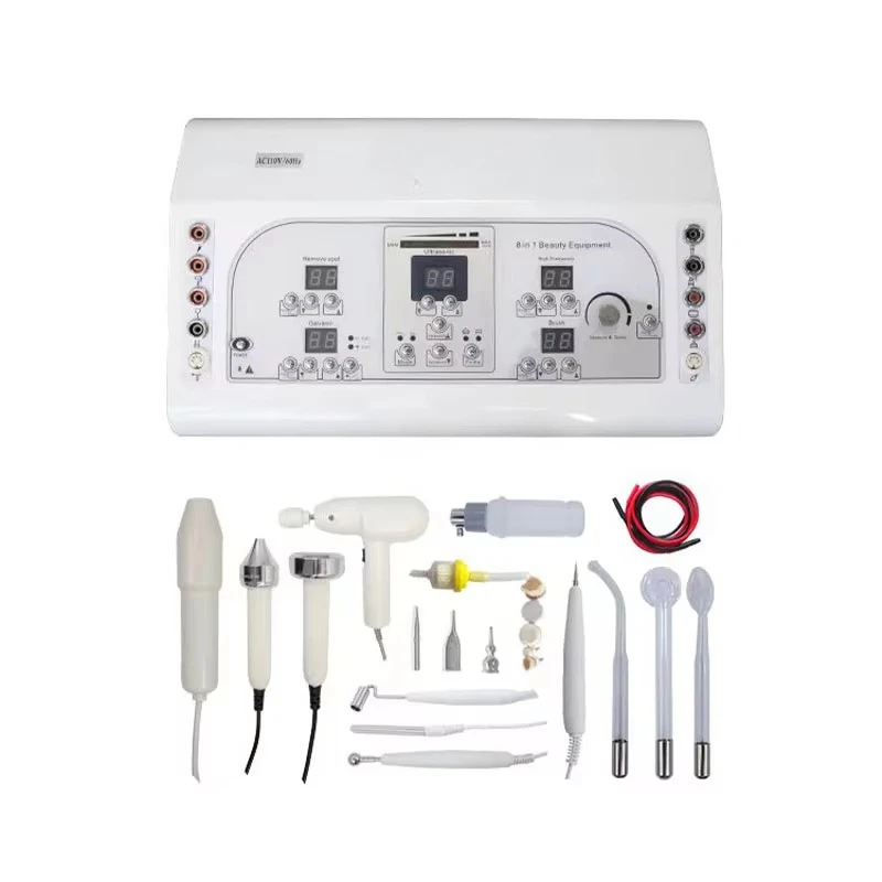 

Многофункциональная высокочастотная ультразвуковая машина для подтяжки кожи лица 8 в 1, косметическая машина для ухода за кожей