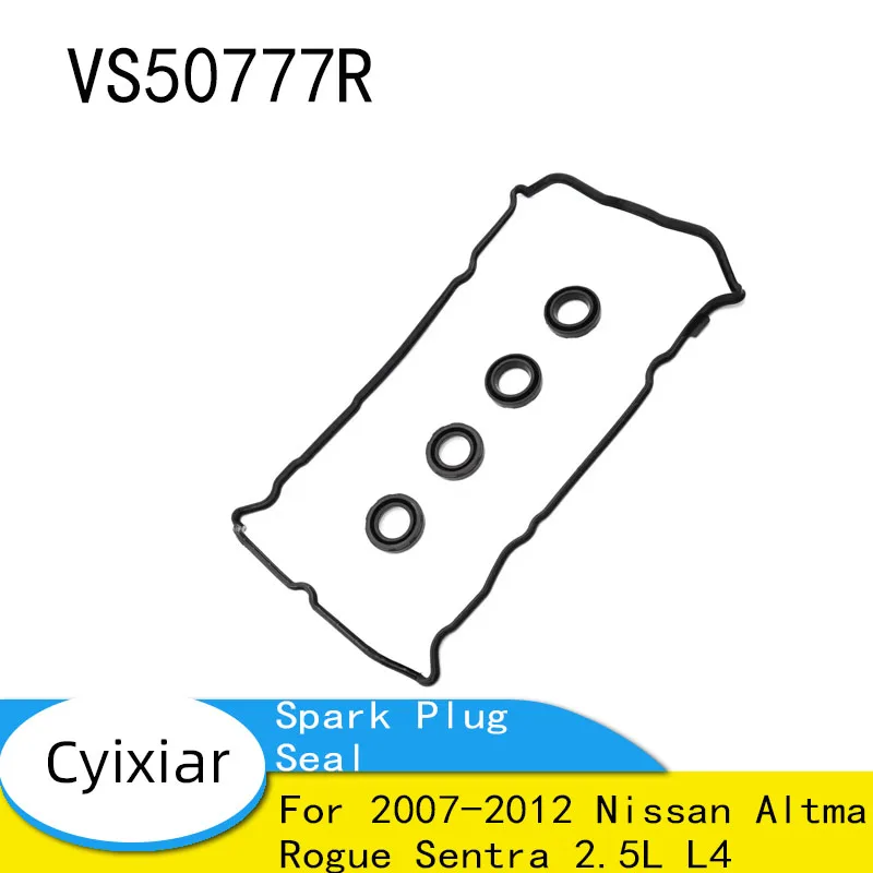 

Прокладки крышки клапана головки блока цилиндров двигателя, уплотнение свечи зажигания VS50777R для Nissan Altima Rogue Sentra 2.5L L4 2007-2012 гг.