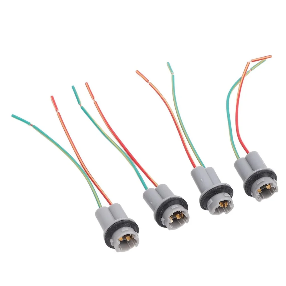 Picture 6: 2Pcs Bulb Socket Wiring Harness Socket Connector 501 W5w T10 Bulb Holder Socket Pre Wired Led Halogen Lamp Rubber Seal