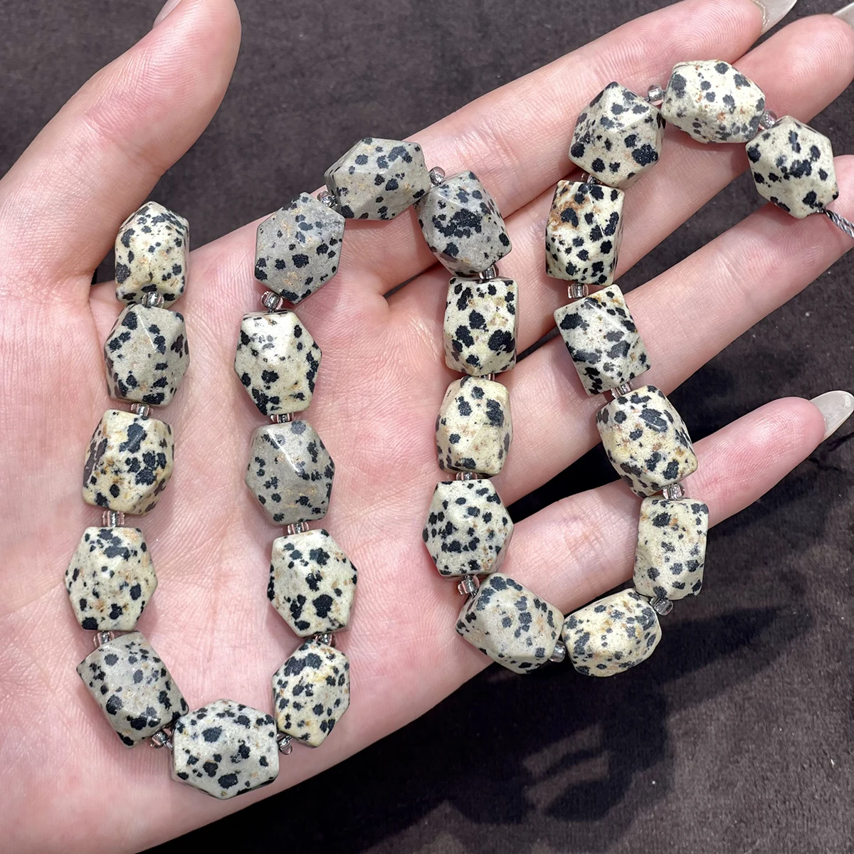 11x13mm Achteckig Facettierte Quadratische Perlen Naturstein Kristall Achat Perlen für Schmuckherstellung DIY Halsketten Armbänder Zubehör – Detail 11